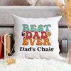 Citron Pom Funny Dad Pillow, Custom Best Dad Ever Pillow, Husband Pillow, Funny Dad Gift, Papa Cushion, Personalize Gift for Daddy (Multi 3) view 4