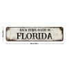 Bomehhjuli Tin Sign Back Home Again in Florida Metal Wall Art Florida State Aluminum Sign Home State Easy to Mount Rustic Metal Art Plaque for Bar Pub Man Cave Garage Kitchen 24x6in view 2