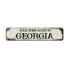 Bomehhjuli Back Home Again in Georgia Metal Sign Georgia State Metal Tin Sign City Pride Metal Wall Art Location Antique Wall Plaque Poster for Garage Man Cave Bar Kitchen 18x4in view 1