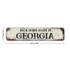 Bomehhjuli Back Home Again in Georgia Metal Sign Georgia State Metal Tin Sign City Pride Metal Wall Art Location Antique Wall Plaque Poster for Garage Man Cave Bar Kitchen 18x4in view 2
