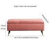 Leather Storage Bench,Premium Storage Bench End of Bed Upholstered Bench,Modern Bedroom Bench Entryway Bench with Storage-White 60x40x45cm(24x16x18inch) view 2