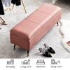 Leather Storage Bench,Premium Storage Bench End of Bed Upholstered Bench,Modern Bedroom Bench Entryway Bench with Storage-White 60x40x45cm(24x16x18inch) view 4