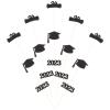Beavorty 5bags Glitter Graduation Vase Picks for Floral Centerpieces for Graduation Season Elegant Photo Props for Celebrating Achievements view 1