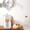 1000ML/33OZ Acrylic Bath Salt jar With Scoop Bath Salt Containers with Lids and Scoop Bath Salt Big Jar for Salt Candy Tea view 4