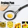 QANYEGN 5 Inch Small Frying Pan, One Egg Frying Pan, Mini Nonstick Durable Frying Pan Skillet, Refined Iron Omelet Pan for Kitchen, Outdoor Cooking, Grill view 2