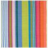 Dash & Albert Mellie Stripe Handwoven Cotton Rug, 4 X 6 Feet, Multicolored Stripe Pattern view 1