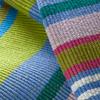 Dash & Albert Mellie Stripe Handwoven Cotton Rug, 4 X 6 Feet, Multicolored Stripe Pattern view 4