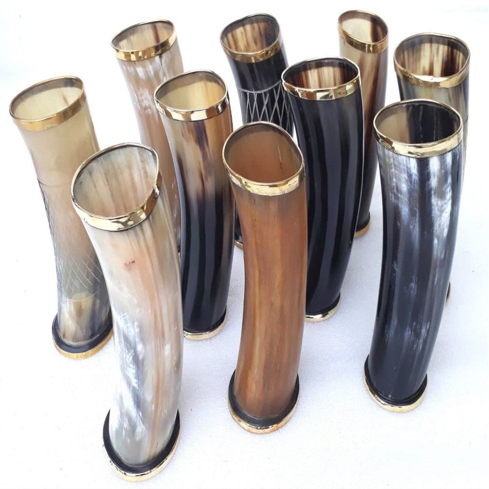 10 Viking Drinking Horn mug cups for ale beer wine best gift wedding party