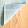 Dash and Albert Shore Cotton Area Rug - 2' x 3' Sky Blue Stripe Handwoven Accent Rug - Durable, Low Pile, High Traffic Areas Hallway, Stairs, Bedroom - Premium Luxury Hotel Quality Soft Breathable view 4