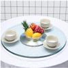Lazy Susan Turntable for table, Glass Service Tray For Dining Table, Round Tempered Glass Turntable with Silent Bearings, Rotating Swivel Tray (Size : 60cm/24inch) view 2