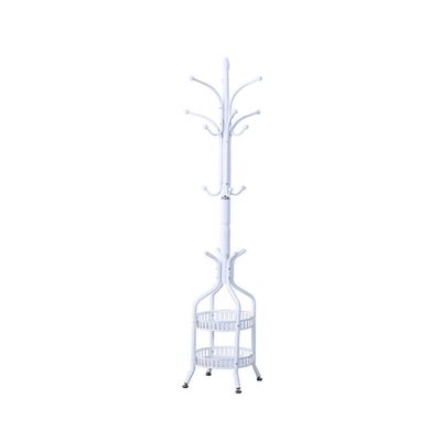 Coat Rack Freestanding Coat Tree Floor-standing Coat Rack Modern Iron Art Metal Vertical Coat Shelf Bedroom Living Room Corridor Corner Heavy Coat Racks With Storage Basket Wooden Coat Rack Metal coa