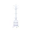 Coat Rack Freestanding Coat Tree Floor-standing Coat Rack Modern Iron Art Metal Vertical Coat Shelf Bedroom Living Room Corridor Corner Heavy Coat Racks With Storage Basket Wooden Coat Rack Metal coa view 1