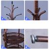 Coat Rack Freestanding Coat Tree Floor-standing Coat Rack Modern Iron Art Metal Vertical Coat Shelf Bedroom Living Room Corridor Corner Heavy Coat Racks With Storage Basket Wooden Coat Rack Metal coa view 4