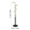 Coat Rack Freestanding Coat Tree Coat Rack Modern Household Floor Standing Heavy Duty Coat Shelf Living Room Office Bedroom Single Pole Tree Shaped Coat Stand Vertical Corner Hanger Wooden Coat Rack view 2