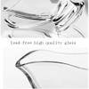 AUGUSE Milk Frothing Coffee Milk Frother Cup Serving Pitcher Small Glass Creamer, Coffee Creamer Pitcher Milk Jug for Kitchen Sauce Jug (Size : 60ml) view 4
