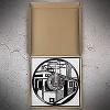 Vinyl Clock Non Ticking Wall Clock Railroad Train Retro Re-purposed Album Transport Art Home Watch Train Times Tickets Engineer Clock Mechanism 12CM view 2