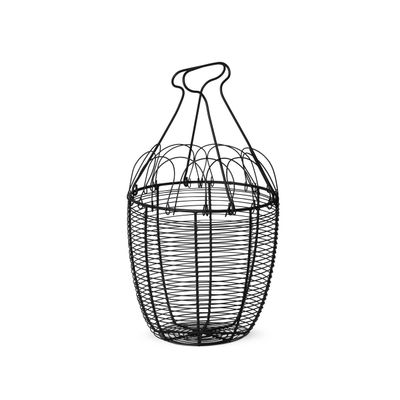 Folding Iron Egg Basket