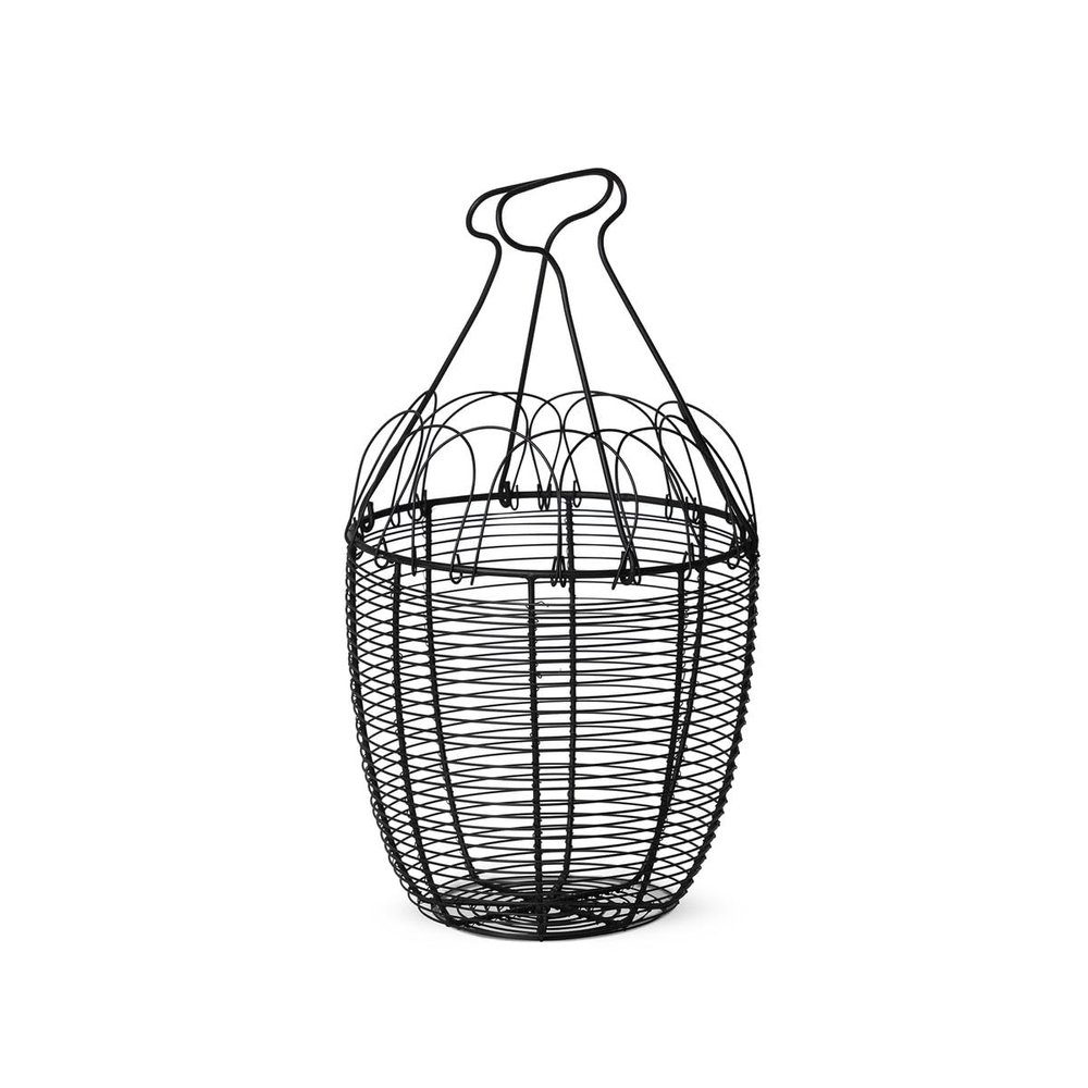 Folding Iron Egg Basket
