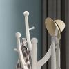 Coat Rack Freestanding Coat Tree Coat Rack Wood Floor Standing Tree Shaped Coat Stand Living Room Bedroom Office Hallway Hanger Vertical Single Rod Coat Shelf Wooden Coat Rack Metal coat rack Tree Co view 4