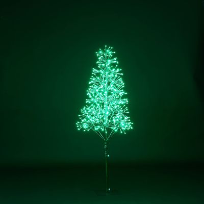 5' Green Starburst LED Tree