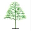 5' Green Starburst LED Tree view 2