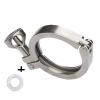 Brewing tool 1pcs 1" - 10" 304 Sanitary Stainless Steel Fitting Ferrule O/D 25mm-268mm Tri Clamp Home brewing (Size : 76mm X OD91mm) view 2