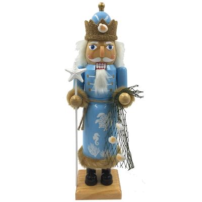 14.5" Coastal King Christmas Nutcracker