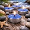 VeZee Tealight A Long Lasting Air Freshener | Clean Even Burn Long Lasting Small Tea Lights for Indoor Use | Best for Holidays, Weddings, SPA, Armotherapy, Meditation | Aqua Breeze 360 Count view 3