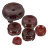 6pcs Bead Base Decorative Ball Stand Crystals Sphere Base Crystal Sphere Stand Ball Glass Ball Glass Globe Gem Old Fashioned Wooden view 1