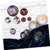 6pcs Bead Base Decorative Ball Stand Crystals Sphere Base Crystal Sphere Stand Ball Glass Ball Glass Globe Gem Old Fashioned Wooden view 4