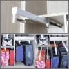 CHALKE Pull-Out Hanger Rod Adjustable 30-80cm Wardrobe Hanger Rod Home Trousers Rod Aluminum Alloy Clothes Rail Slide Rail Retractable Hanger with Guide Rail (Size : 800mm/31.5inch) view 4