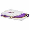 Anzona Purple White Marble 3 Piece Bath Towels Set, Gold Line Modern Abstract Art Soft & Absorbent Towel for Bathroom, Hotel (1 Bath Towel 30x60, 1 Hand Towel 16x28, 1 Washcloth 13x13) view 2