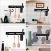 UPKOCH Wall-mounted Kitchen Knife Organizer Multi-functional Storage Rack for Utensils Cutlery Holder Hooks for Efficient Management view 2
