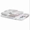 Anzona Purple Grey Oceans 3 Piece Bath Towels Set, Coral Starfish Seashells Marine Abstract Art Soft & Absorbent Towel for Bathroom, Hotel (1 Bath Towel 30x60, 1 Hand Towel 16x28, 1 Washcloth 13x13) view 2