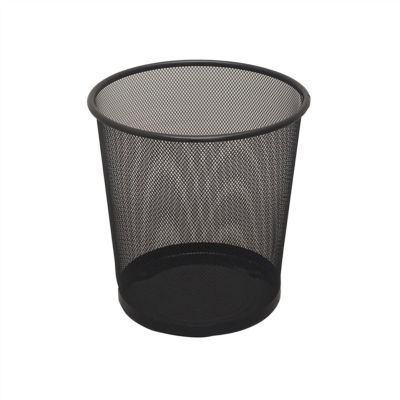 CRAGCO Kitchens Trash Can Iron Trash Bin Mesh Waste Bins Paper Basket Kitchen Bedroom Office Rubbish Waste Bins Can Household Home Office - Holds Waste