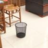 CRAGCO Kitchens Trash Can Iron Trash Bin Mesh Waste Bins Paper Basket Kitchen Bedroom Office Rubbish Waste Bins Can Household Home Office - Holds Waste view 3