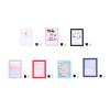 Vermon Wall Hanging and Table Standing Photo Frame, 5 Inch Photo Frame Patchwork Waterproof Thickened Decorative Foam Photo Display Frame Household Supply Dark Blue view 2
