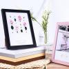 Vermon Wall Hanging and Table Standing Photo Frame, 5 Inch Photo Frame Patchwork Waterproof Thickened Decorative Foam Photo Display Frame Household Supply Dark Blue view 3
