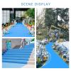 Blue Carpet Aisle Runner Rug, 10m 20m 30m Wedding Walkway Runner Polyester Carpet Rugs 2mm Extra-Thick Carpet Floor Runner for Wedding Party Beach, Cutable (Size : 1.5x20m) view 4