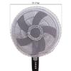 2 Pack Summer Fan Safety Protection Cover, Round Electric Fan Guard Dust Covers, Kid Baby Finger Protector, Anti-Pinch Hand Electric Fan Mesh Net Cover for Pedestal Fan, Standing Floor Fan view 2