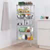 MKDLUFEI 6-Tier Adjustable Storage Shelves 2 Separable Wire Shelving with One 6-Tier Shelf or Two 3-Tier Shelf for Garage Kitchen Bathroom, 23.4 x 13.2 x 59 Inches Chrome Metal Shelving view 1
