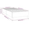 SKM Box Spring Bed Frame Dark Gray 39.4"x74.8" Twin Fabric (24.7 KG/54.34 LBS)-0895 view 2