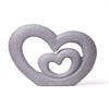 HAUCOZE Heart Decor Figurine Love Gifts Statue Modern Arts Sculpture Polyresin 13.8inch view 1
