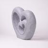 HAUCOZE Heart Decor Figurine Love Gifts Statue Modern Arts Sculpture Polyresin 13.8inch view 3