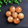 NIBHZ Natural Citrine Ball Quartz Crystal Sphere Ball Yellow Optical Crystal Calcite Spar Iceland Sphere Ball,Citrine ball-4cm view 3