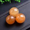 NIBHZ Natural Citrine Ball Quartz Crystal Sphere Ball Yellow Optical Crystal Calcite Spar Iceland Sphere Ball,Citrine ball-4cm view 4