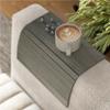 Wood sofa arm tray protectors armrest table sofa table coaster sofa tray, tv tray (Color 10. New Grey) view 1