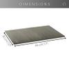 Wood sofa arm tray protectors armrest table sofa table coaster sofa tray, tv tray (Color 10. New Grey) view 3