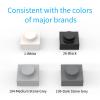 PIPART Pixel Bricks Mosaic Art Pieces Compatble with Major Brands, 1x1 Plate 1000 Pieces 3024 Brick (194 Medium Stone Grey) view 3