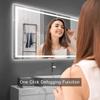 LED Vanity Mirror for Bathroom - Dimmable Lighted Bathroom Mirror with Anti-Fog Touch Buttons Control, Wall Mounted LED Vanity Mirror and Makeup Mirror for Bathroom (72 X 36 inch) view 2